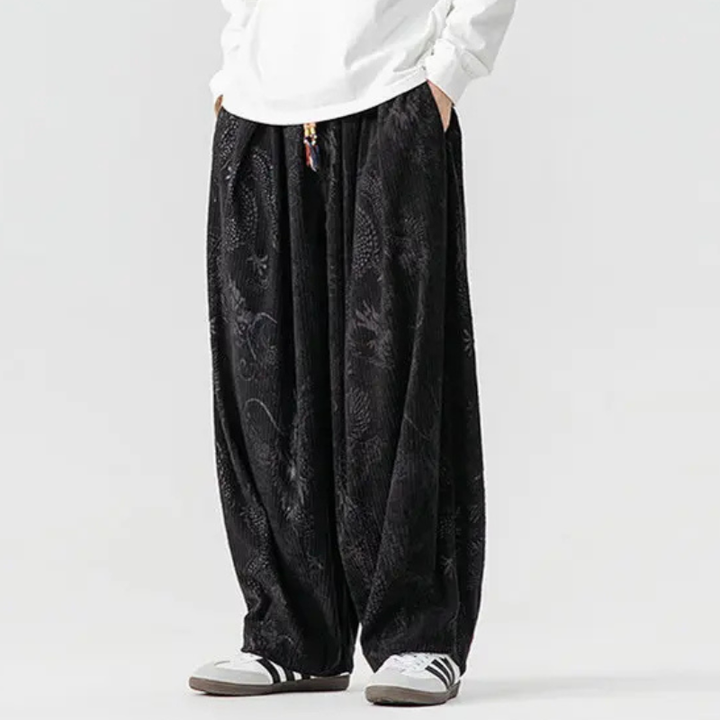 Voyager Wide-Leg Corduroy Pants