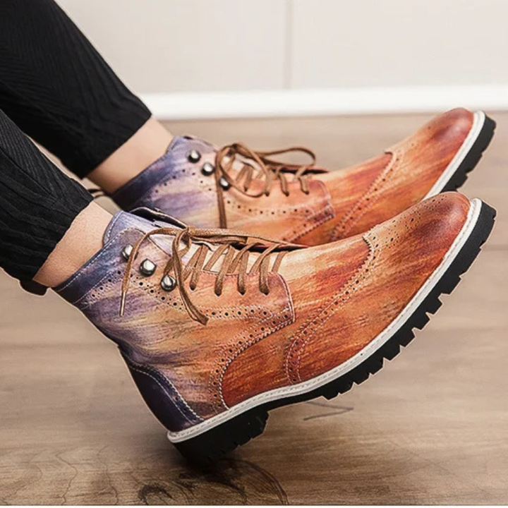 Northfield Brogue Lace Boots