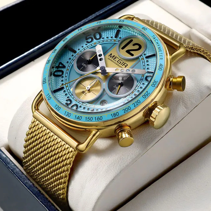 Halston Multi-Dial Chrono Watch