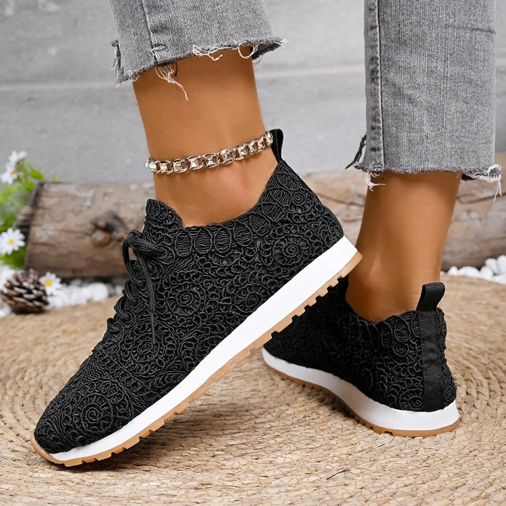 Valencia Spiral Lace Sneakers