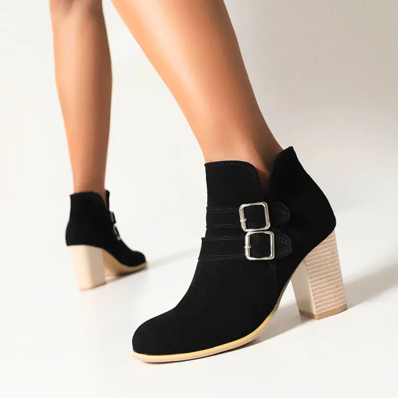 Laurel Stacked Heel Boots