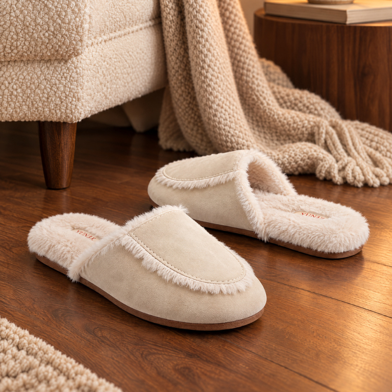 Brielle Plush Mule Slippers