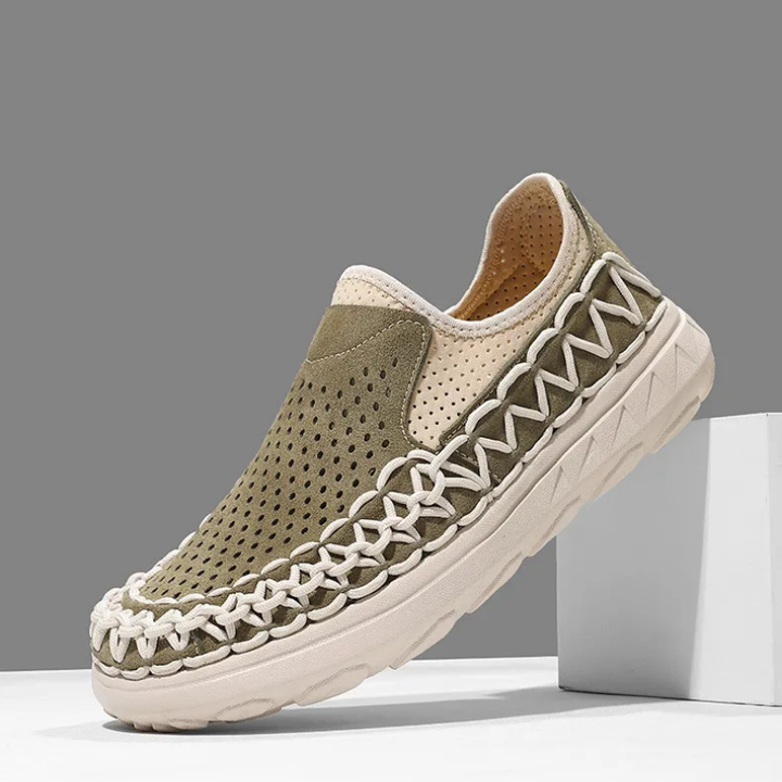 Matteo Woven Slip-Ons