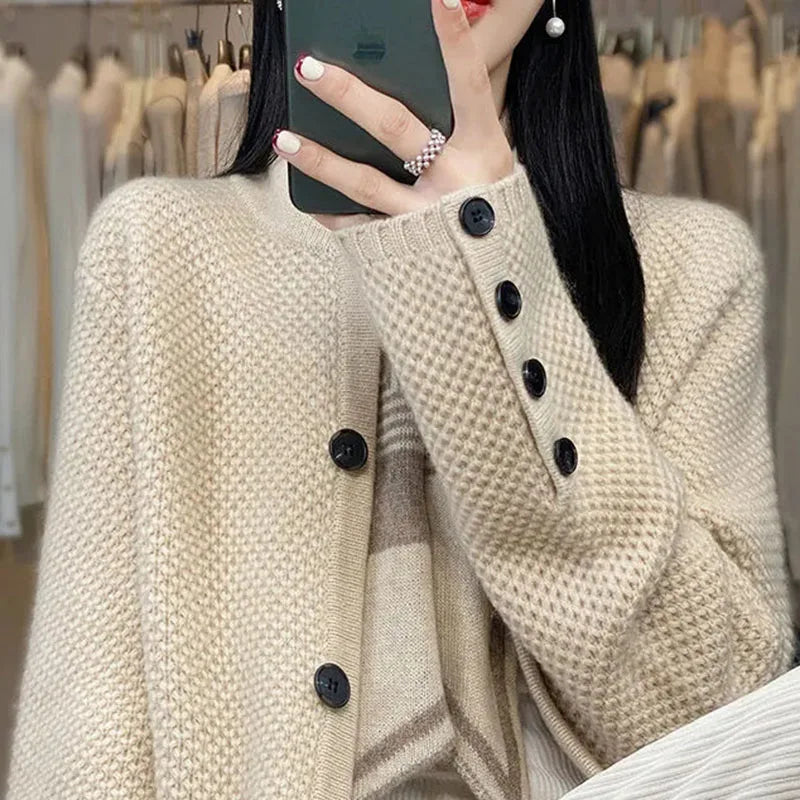 Linden Textured Knit Cardigan
