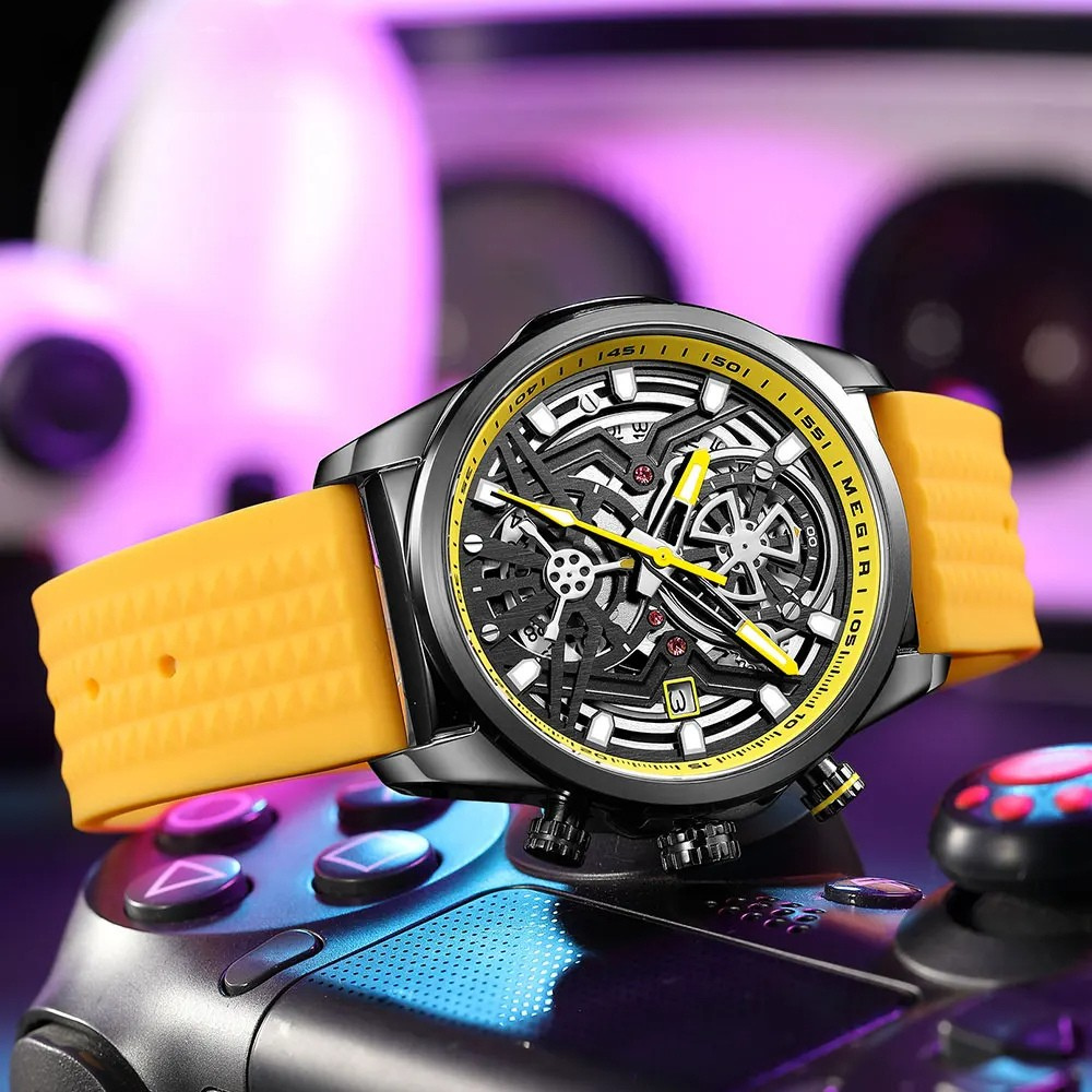 Skyline Skeleton Chrono Watch