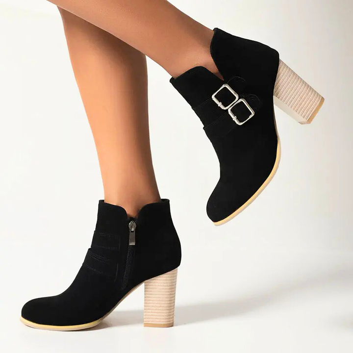Laurel Stacked Heel Boots