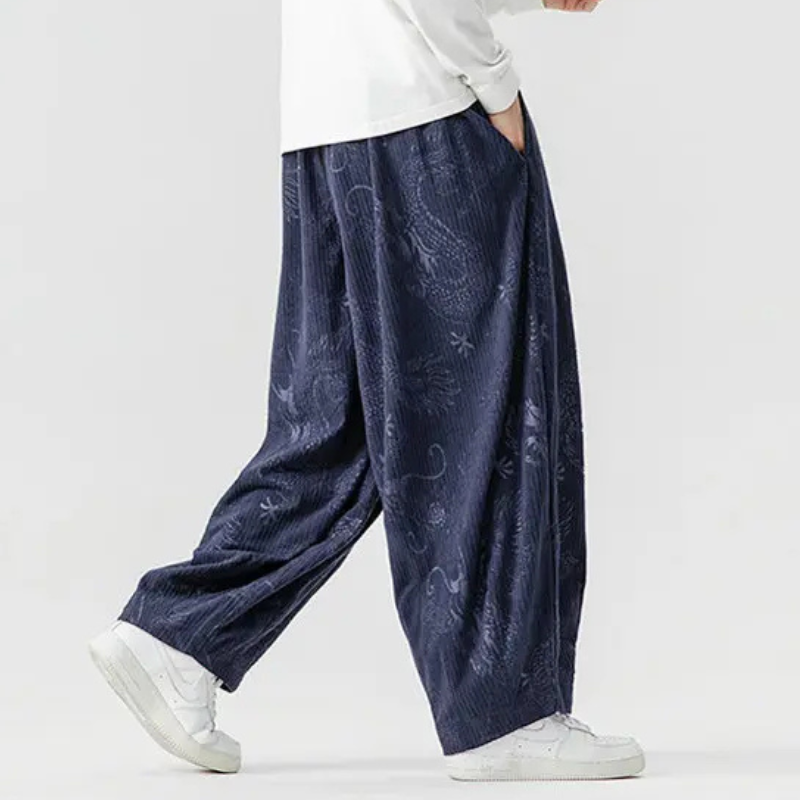 Voyager Wide-Leg Corduroy Pants