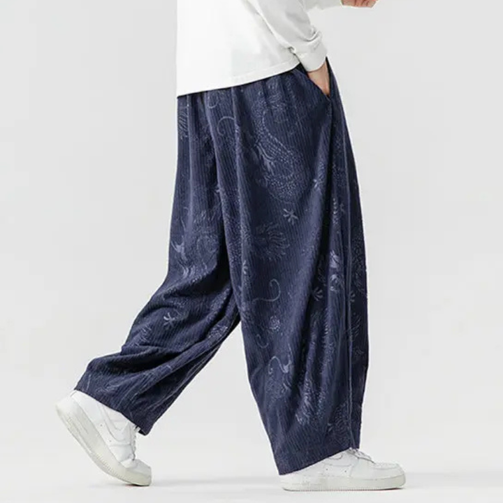 Voyager Wide-Leg Corduroy Pants
