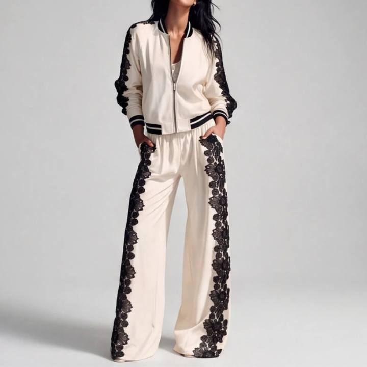 Seraphina Floral Lace Tracksuit