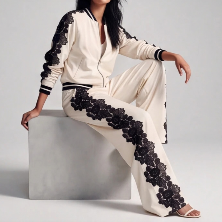 Seraphina Floral Lace Tracksuit