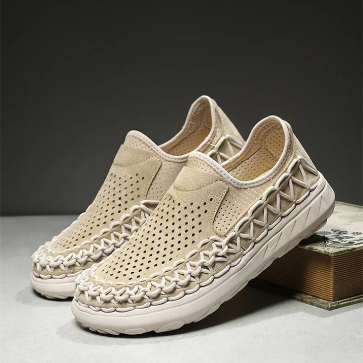 Matteo Woven Slip-Ons