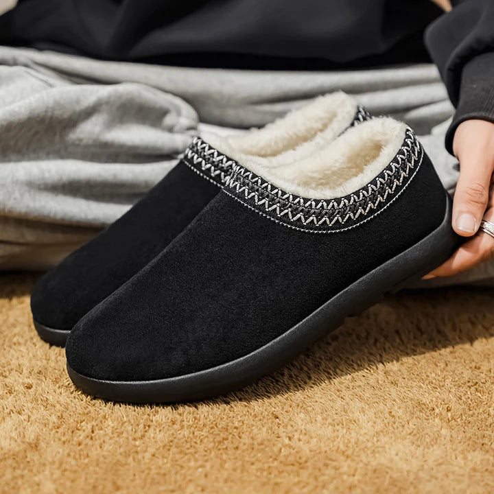 Lund Nordic Plush Lined Slippers