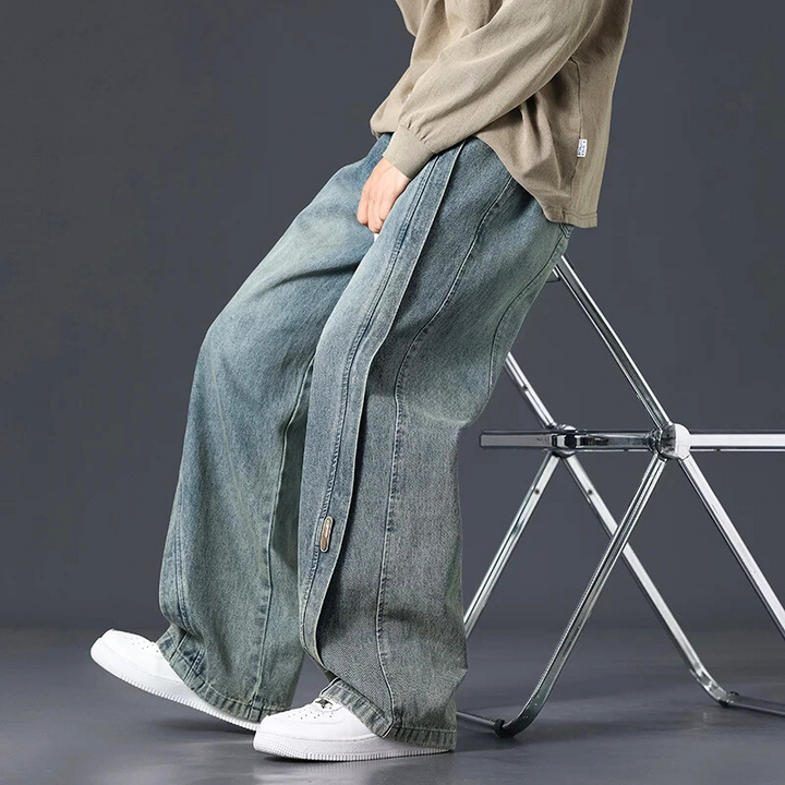 Harlem Washed Denim Joggers