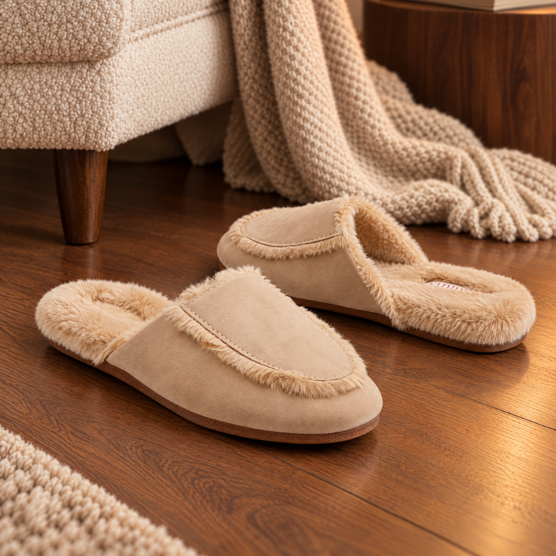 Brielle Plush Mule Slippers