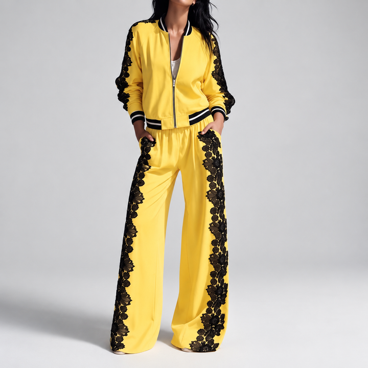 Seraphina Floral Lace Tracksuit