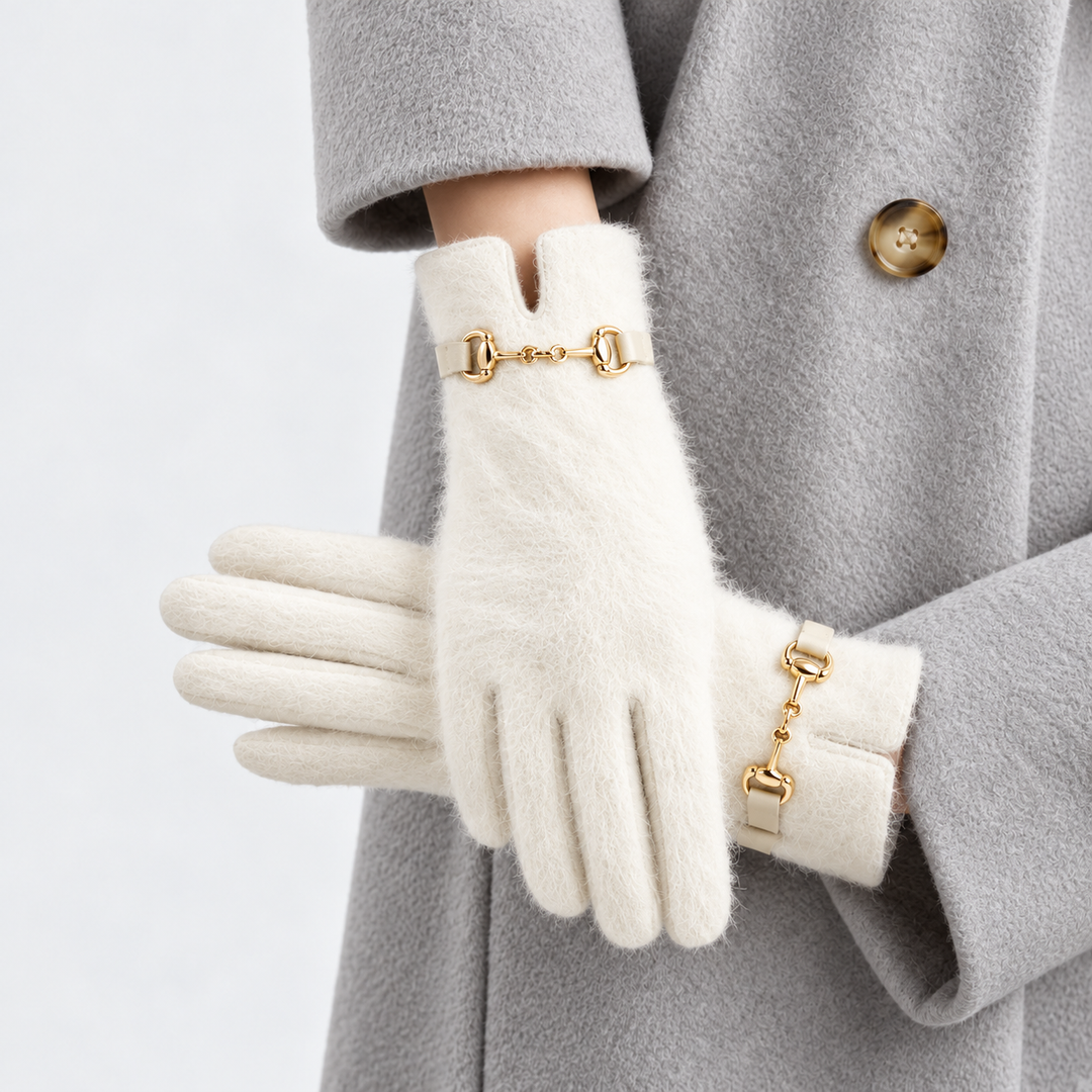 Colette Rabbit Fur Gloves