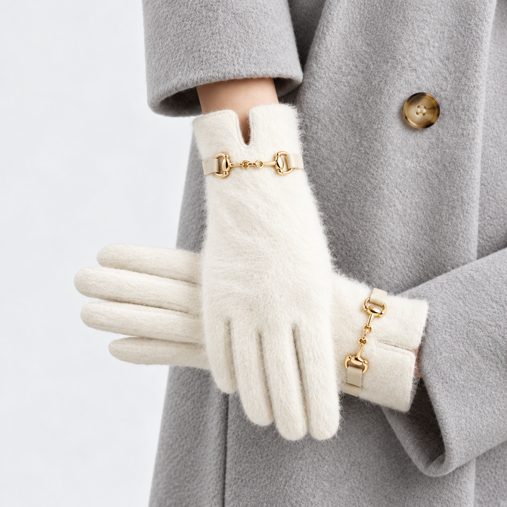 Colette Rabbit Fur Gloves