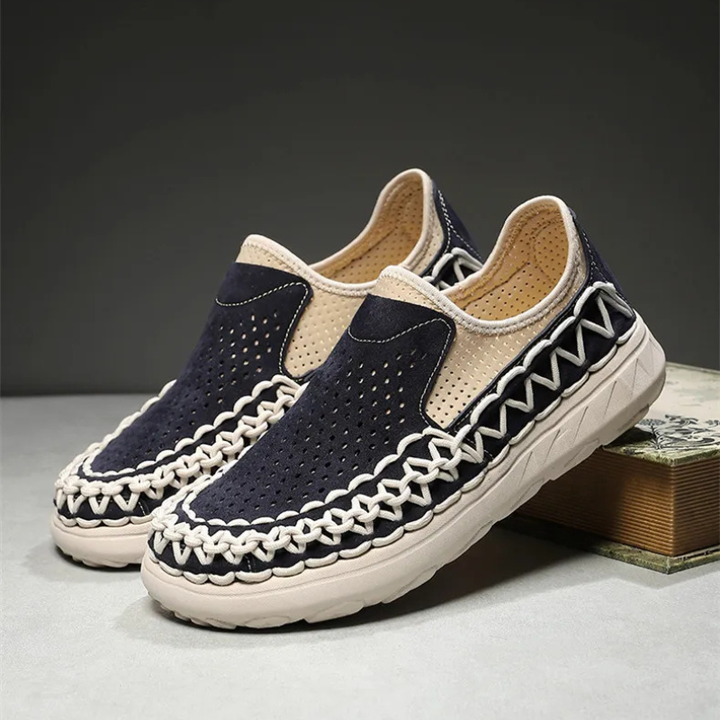 Matteo Woven Slip-Ons