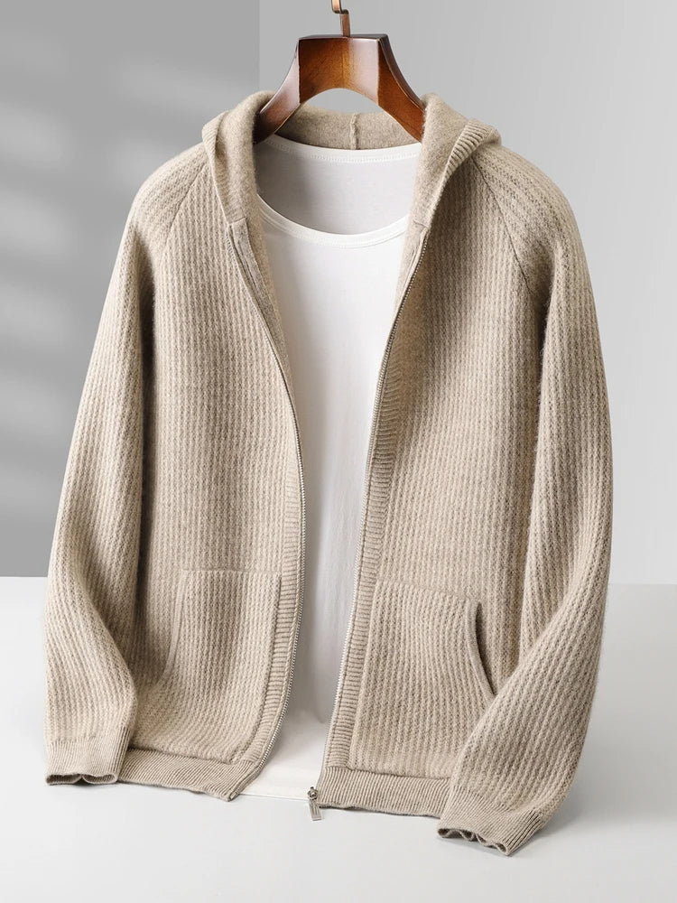 Marlowe Hooded Merino Cardigan