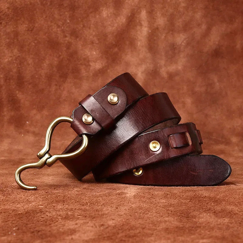 Bronson Cowhide Leather Belt
