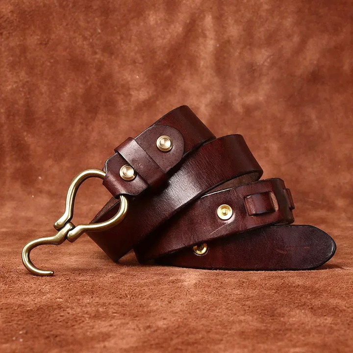 Bronson Cowhide Leather Belt