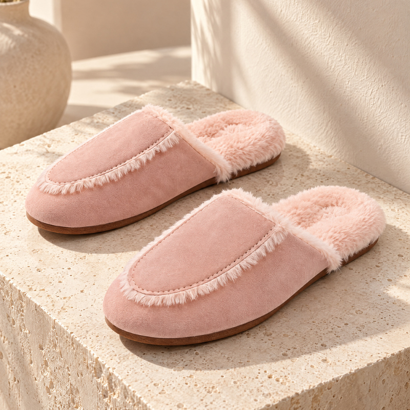 Brielle Plush Mule Slippers
