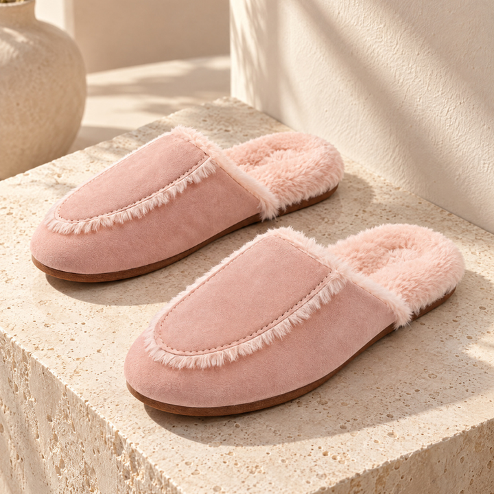 Brielle Plush Mule Slippers