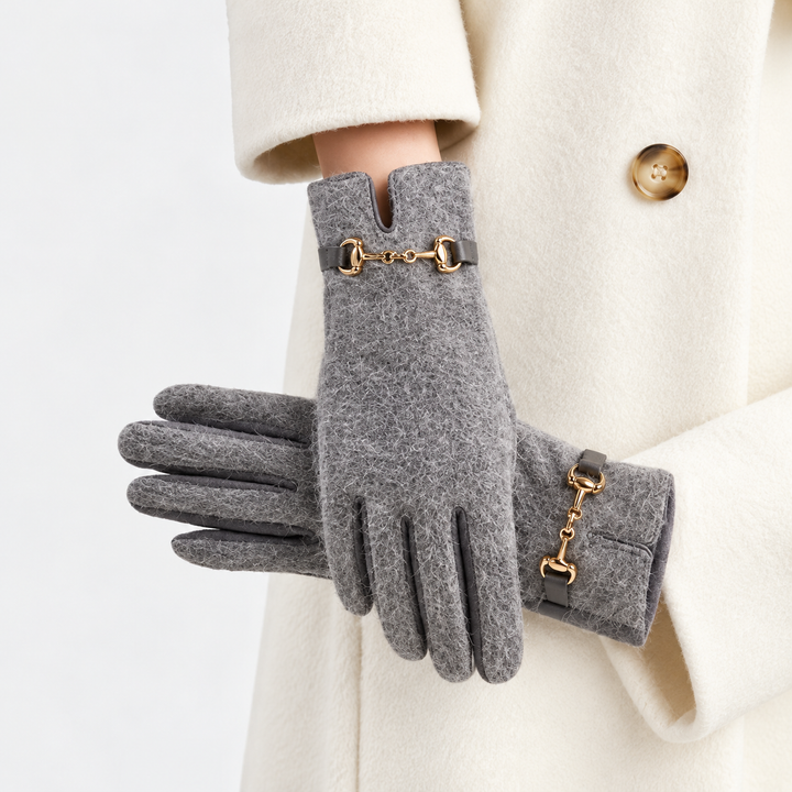Colette Rabbit Fur Gloves
