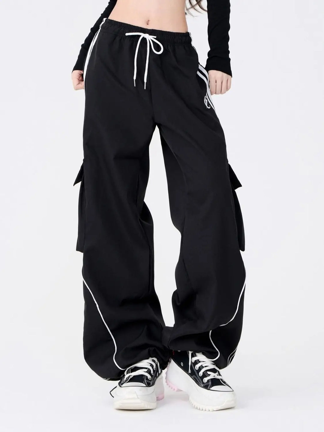 Zina Wide-Leg Cargo Pants