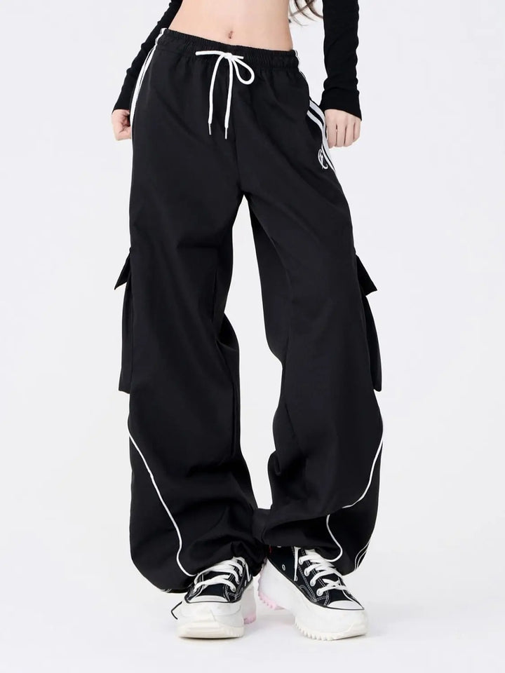 Zina Wide-Leg Cargo Pants