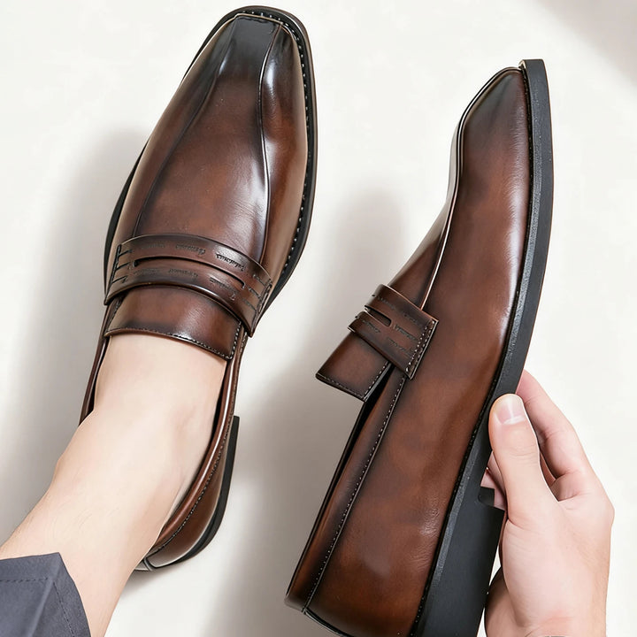 Wesley Leather Penny Loafers