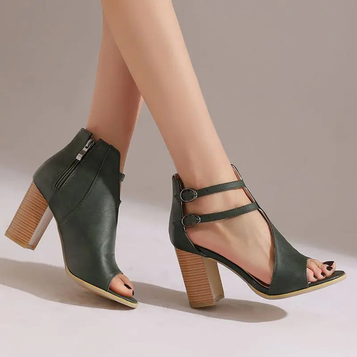 Vienna Twin Strap Heels