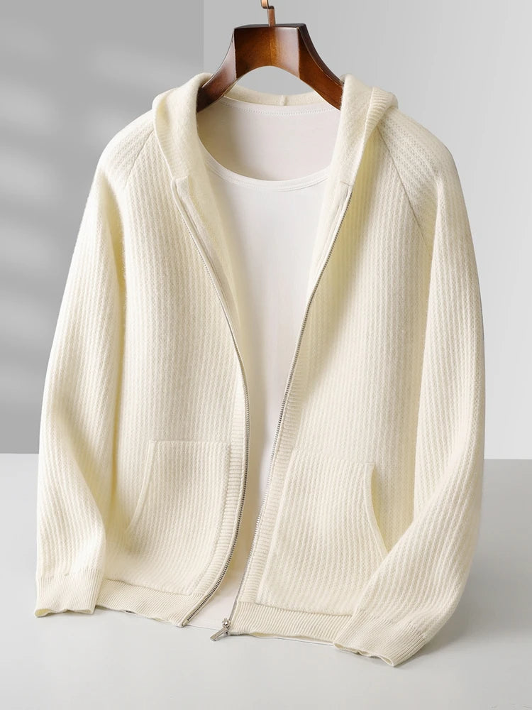 Marlowe Hooded Merino Cardigan