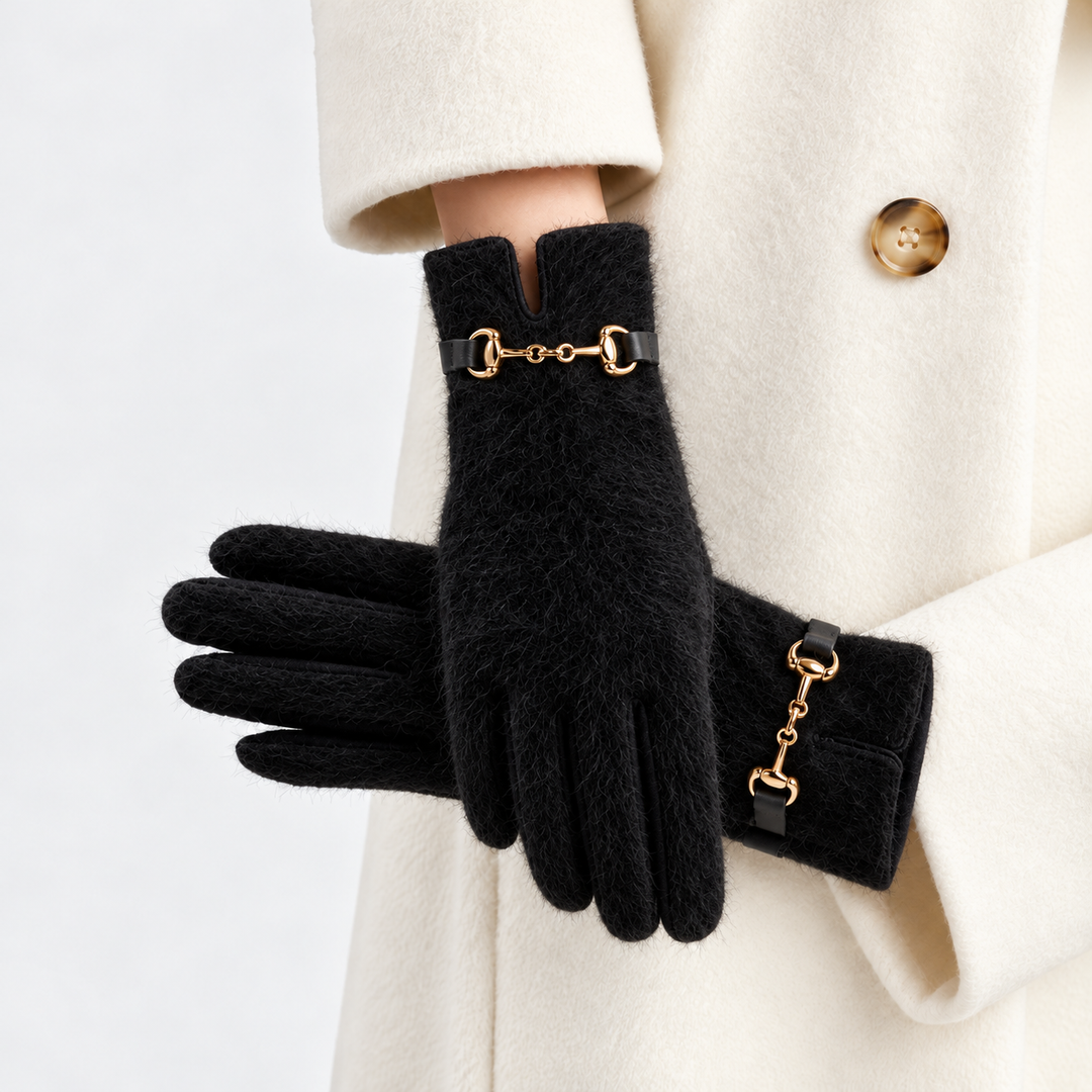 Colette Rabbit Fur Gloves