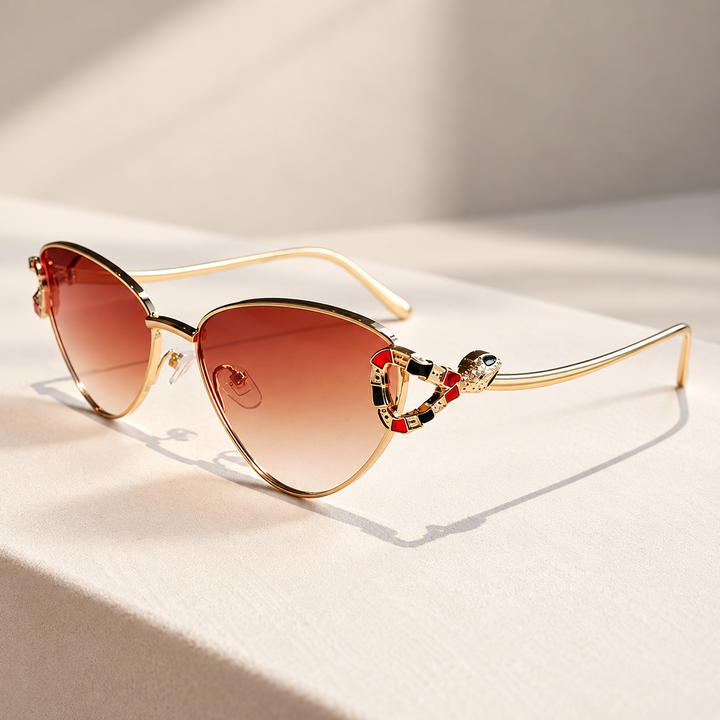 Serpentine Cat-Eye Sunglasses
