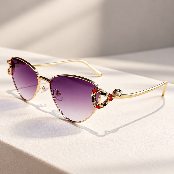 Serpentine Cat-Eye Sunglasses