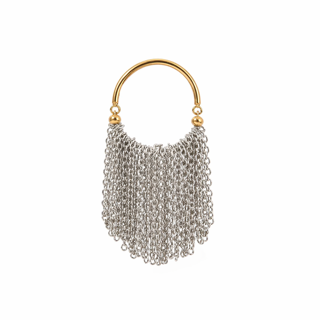 Modena Fringe Cascade Rings