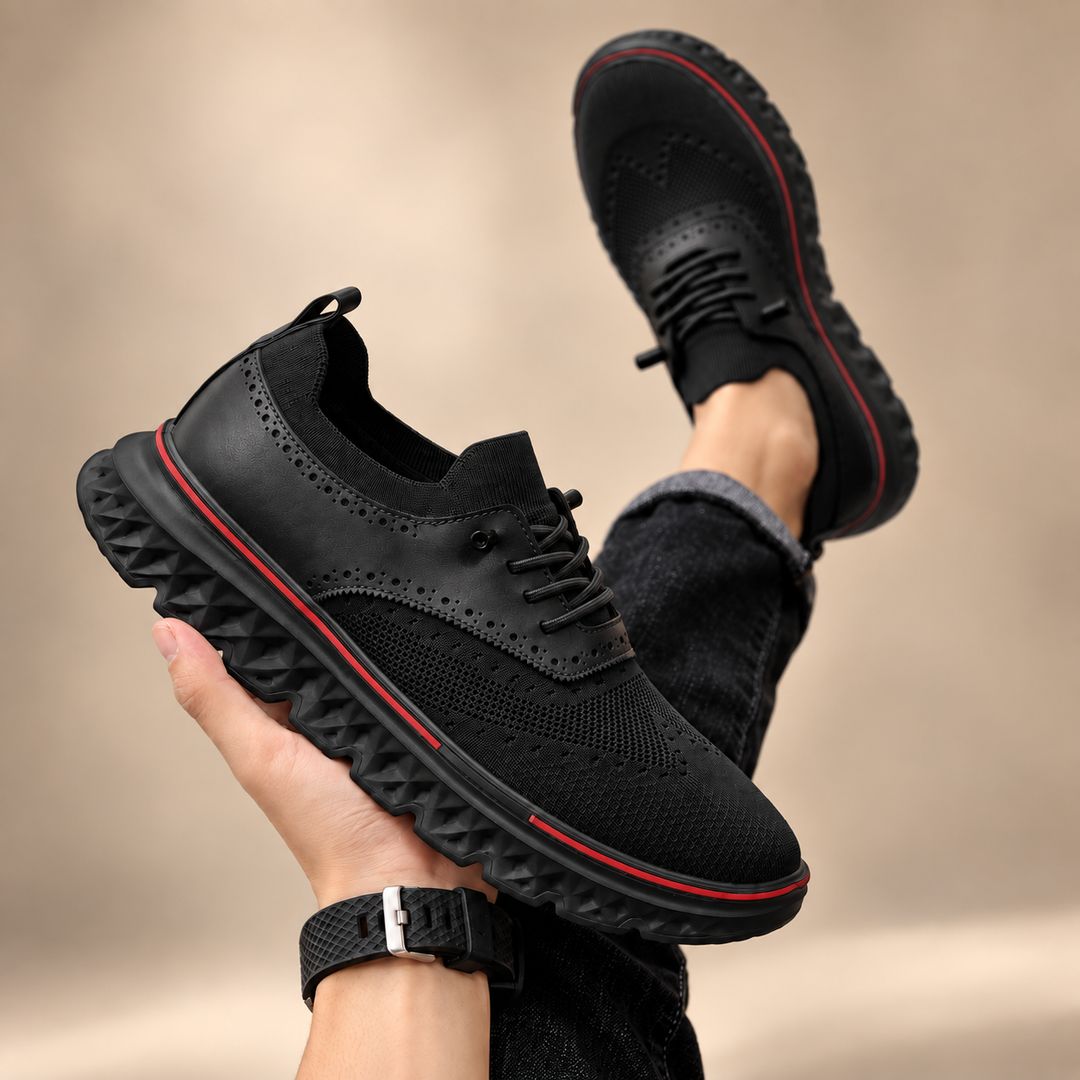 Montrose Knit & Leather Sneakers