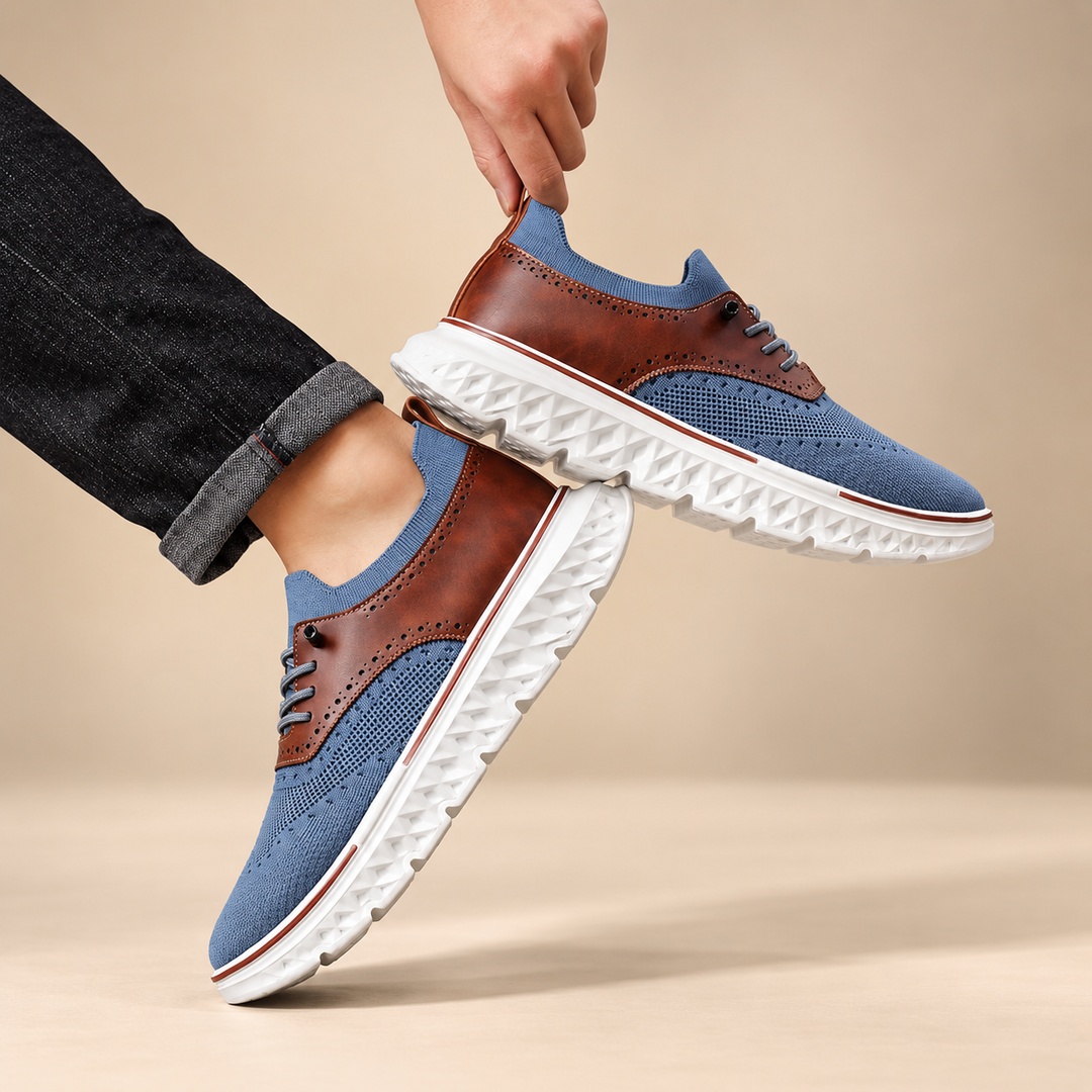 Montrose Knit & Leather Sneakers