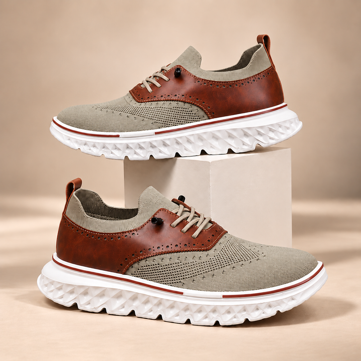 Montrose Knit & Leather Sneakers