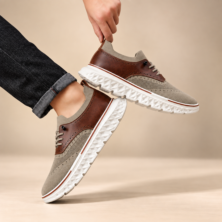 Montrose Knit & Leather Sneakers