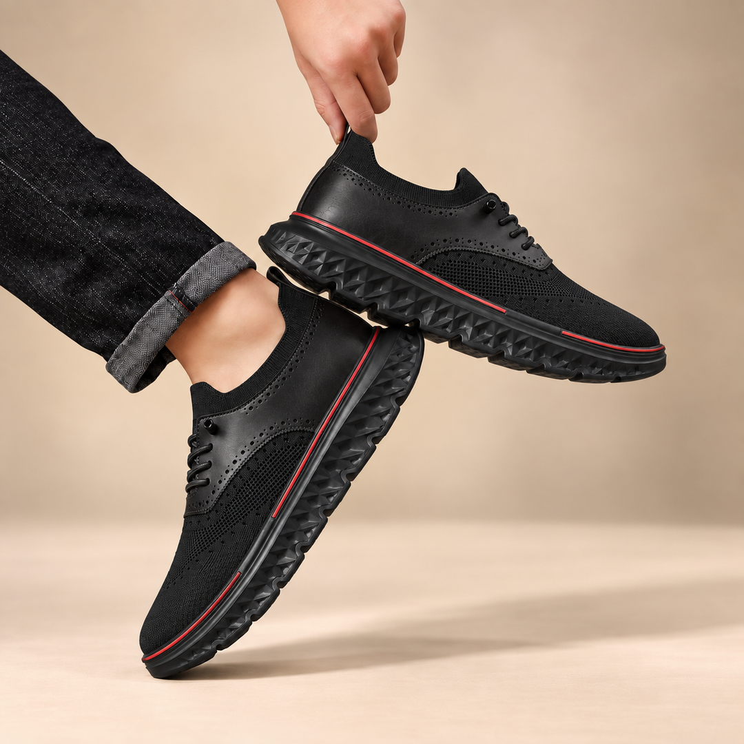 Montrose Knit & Leather Sneakers