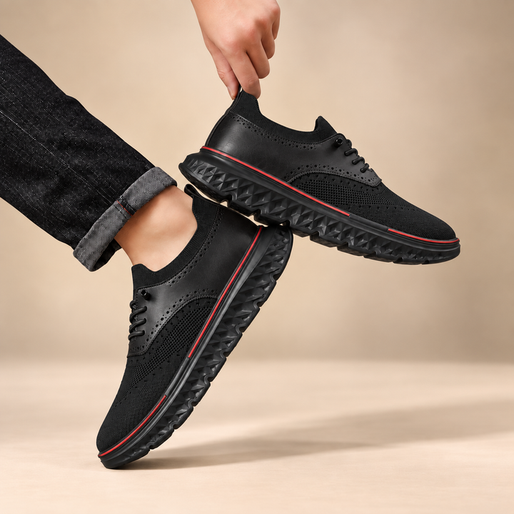Montrose Knit & Leather Sneakers