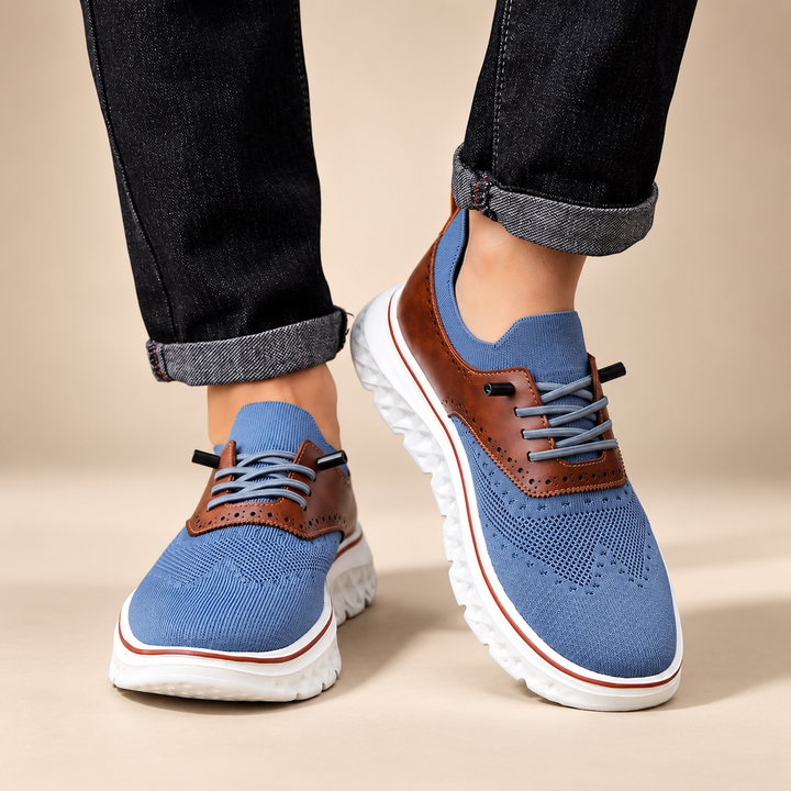 Montrose Knit & Leather Sneakers