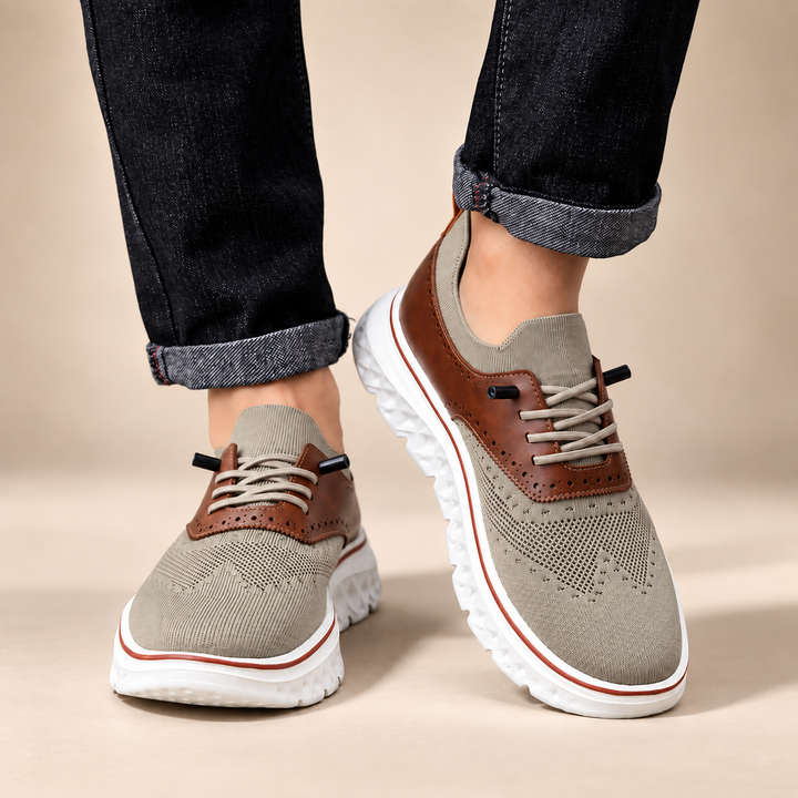 Montrose Knit & Leather Sneakers