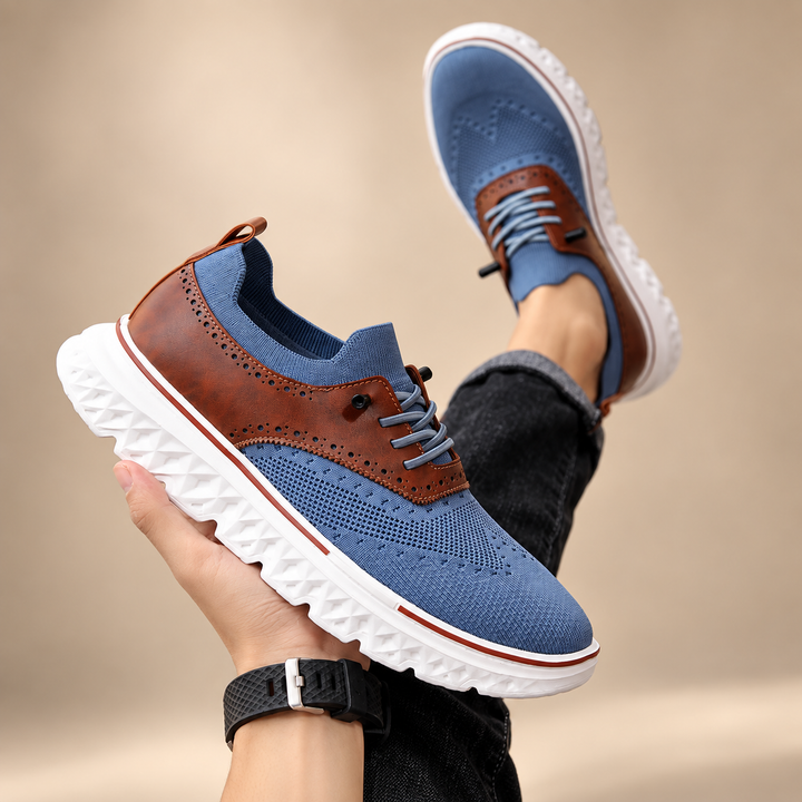 Montrose Knit & Leather Sneakers
