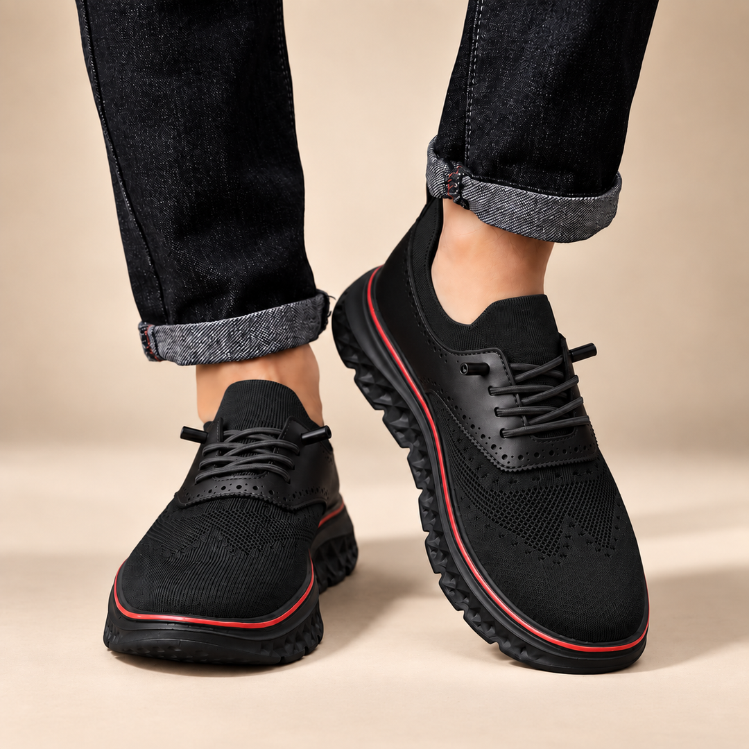 Montrose Knit & Leather Sneakers