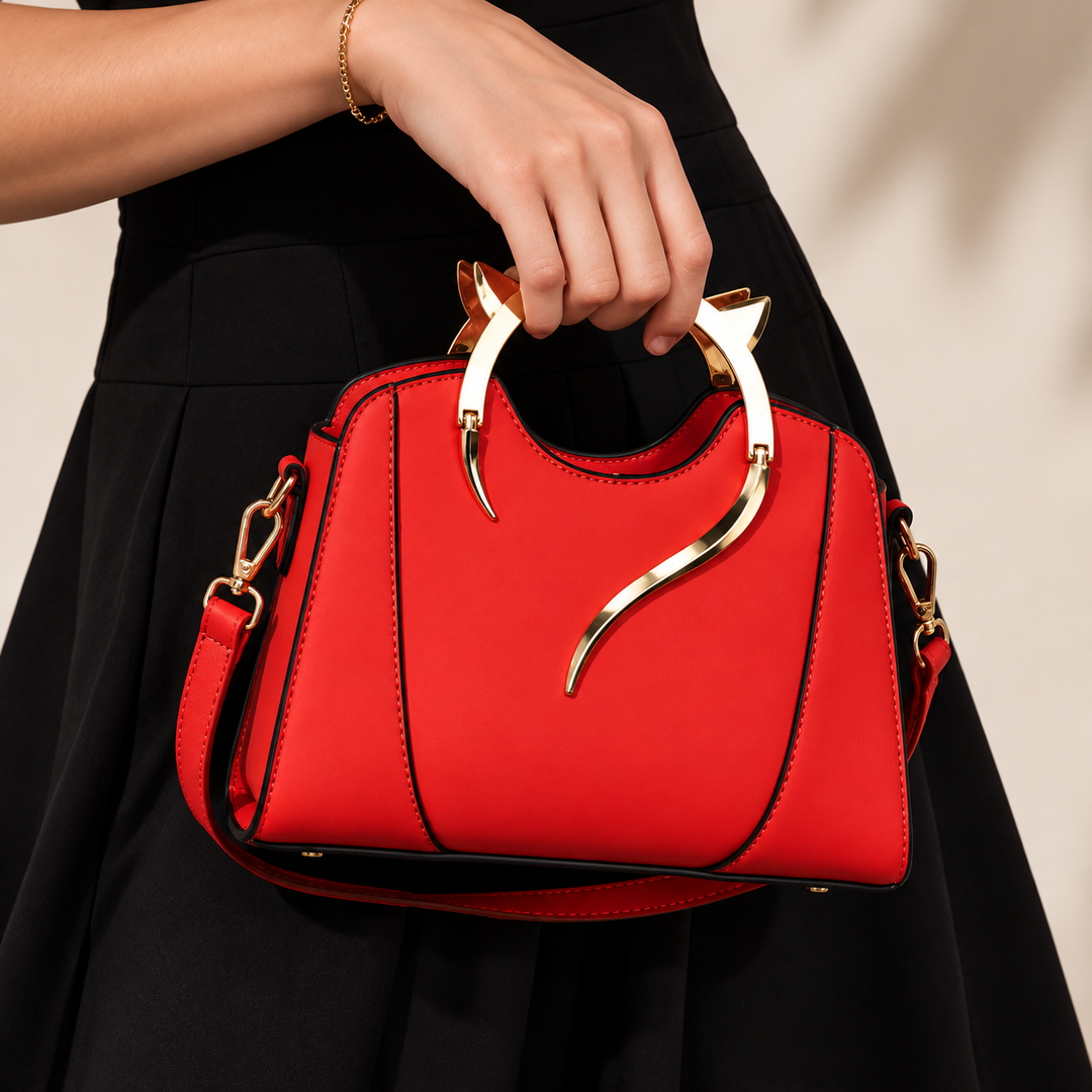 Elodie Sculpted Handle Bag