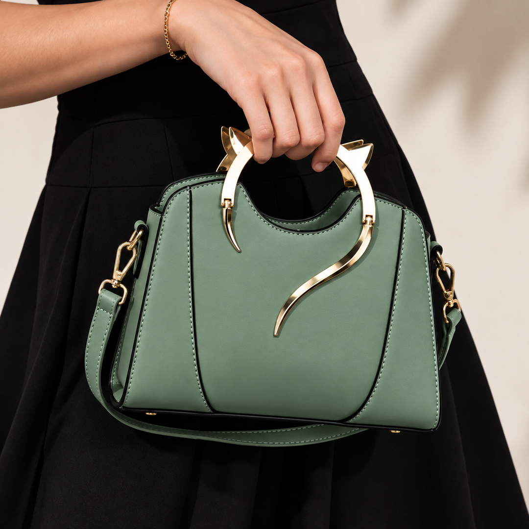 Elodie Sculpted Handle Bag
