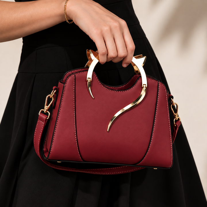 Elodie Sculpted Handle Bag